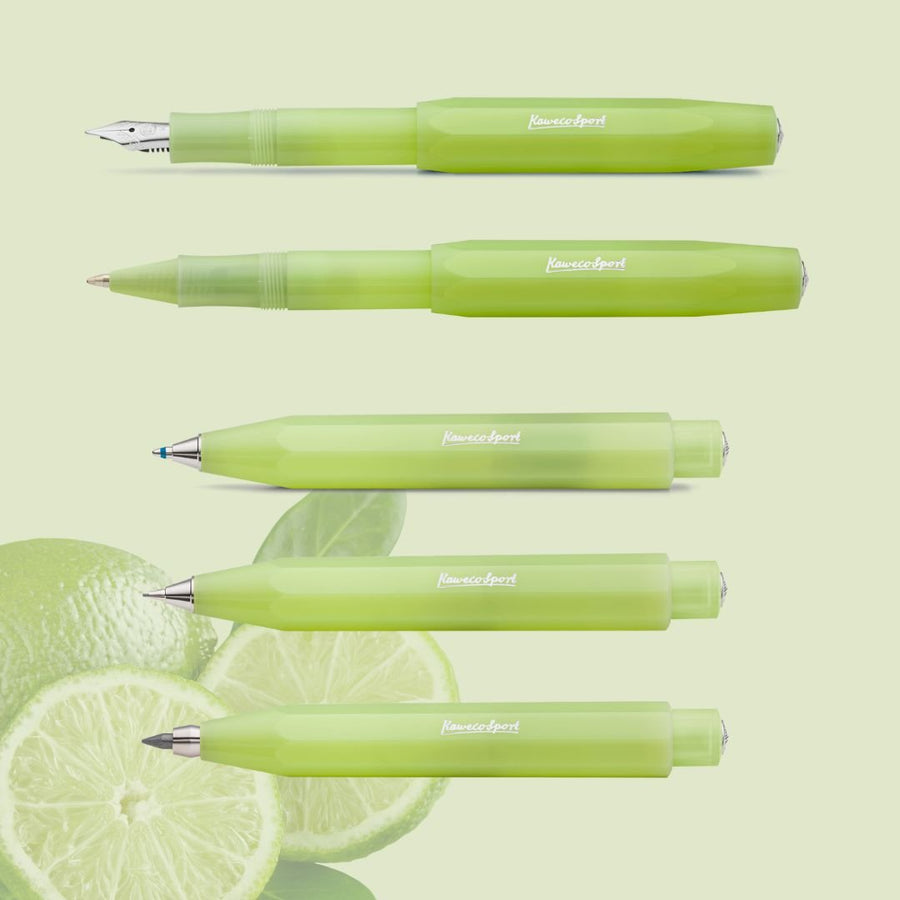 Kaweco Frosted Sport Fine Lime - Under the Rowan Trees