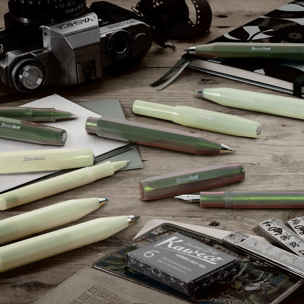 Kaweco Lunar Sport in Light Green and Shadow Green