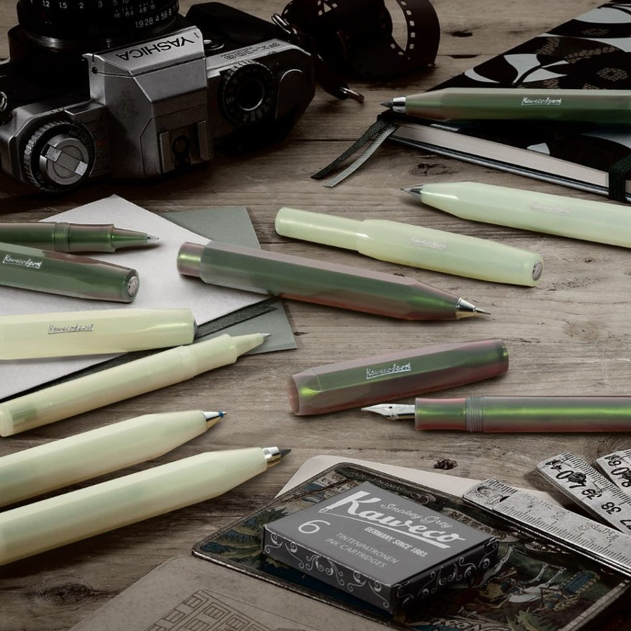 Kaweco Lunar Sport in Light Green and Shadow Green