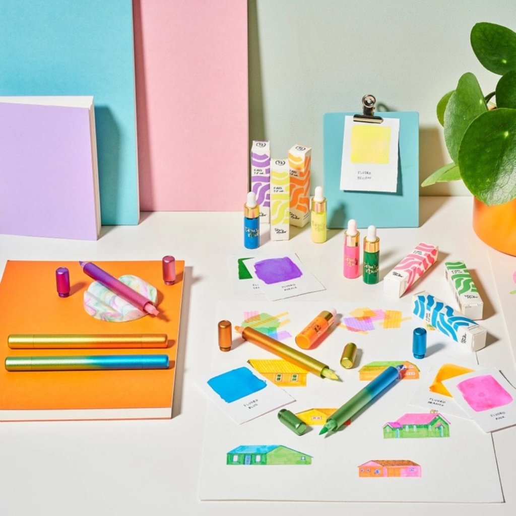 Ori Refillable Highlighter Pens and Inks - Tom's Studio