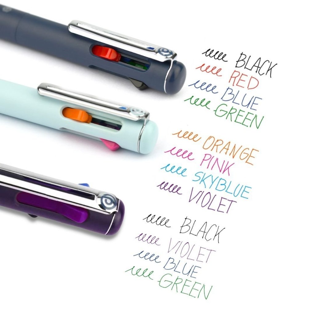 Pentel izee Four Colour Ballpoint Pens - Under the Rowan Trees