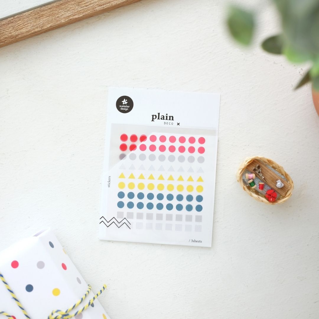 01 Mini Shapes Suatelier Stickers - Plain - Suatelier