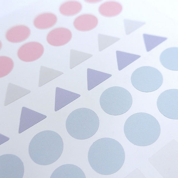 02 10mm PET Shapes Suatelier Stickers - Plain - Suatelier