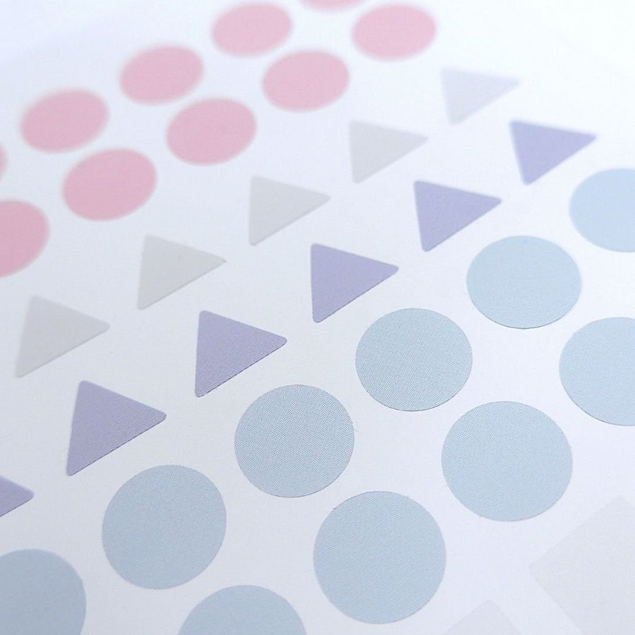 02 10mm PET Shapes Suatelier Stickers - Plain - Suatelier