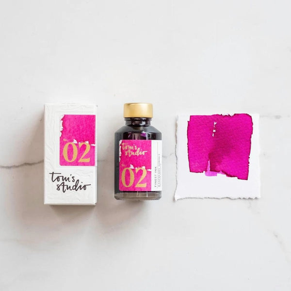 Fountain Pen Ink 50ml - Tom's Studio-Fountain Pen Inks-Tom's Studio-Deep Black