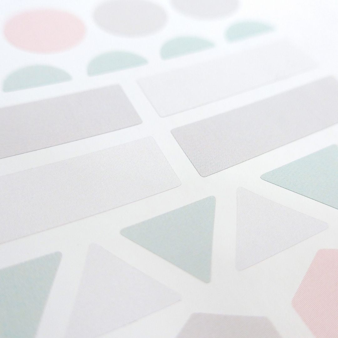 03 15mm PET Shapes Suatelier Stickers - Plain - Suatelier