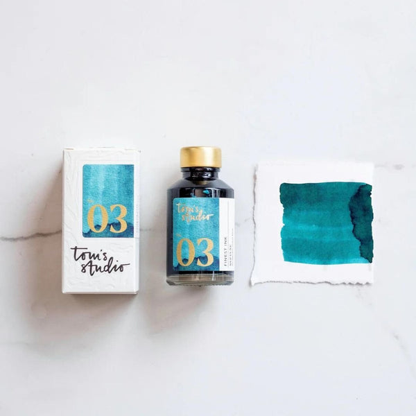 Fountain Pen Ink 50ml - Tom's Studio-Fountain Pen Inks-Tom's Studio-Deep Black
