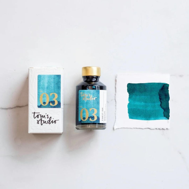 Fountain Pen Ink 50ml - Tom's Studio-Fountain Pen Inks-Tom's Studio-Deep Black
