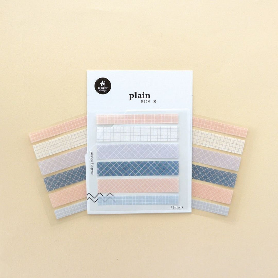 06 - 08 Muted Colour Suatelier Stickers - Plain - 06 - Suatelier