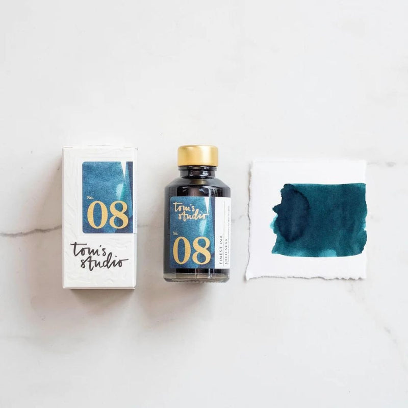 Fountain Pen Ink 50ml - Tom's Studio-Fountain Pen Inks-Tom's Studio-Deep Black
