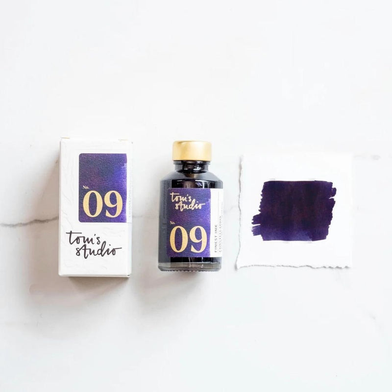 Fountain Pen Ink 50ml - Tom's Studio-Fountain Pen Inks-Tom's Studio-Deep Black