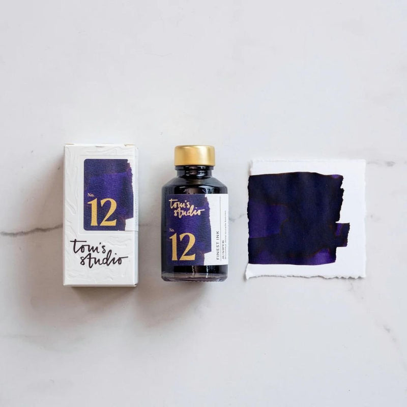 Fountain Pen Ink 50ml - Tom's Studio-Fountain Pen Inks-Tom's Studio-Deep Black