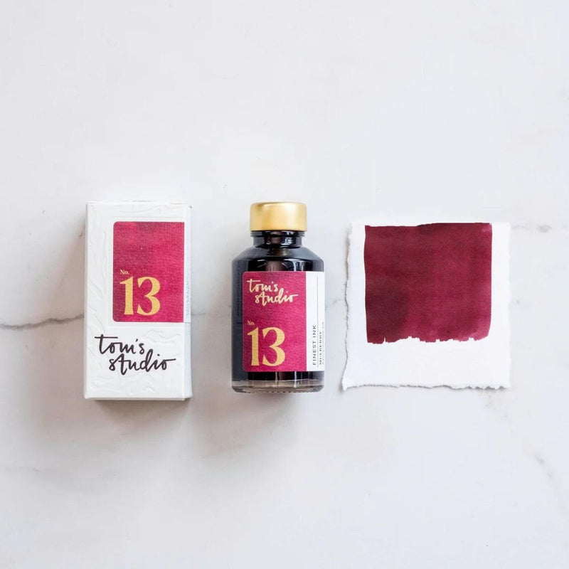 Fountain Pen Ink 50ml - Tom's Studio-Fountain Pen Inks-Tom's Studio-Deep Black