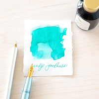 16 Sunny Teal Fountain Pen Ink - Tom's Studio - Tom's Studio - Under the Rowan Trees