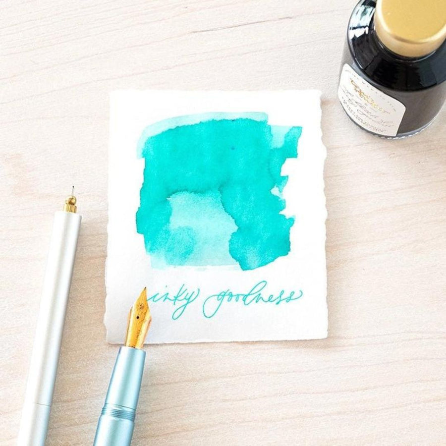 16 Sunny Teal Fountain Pen Ink - Tom's Studio - Tom's Studio - Under the Rowan Trees