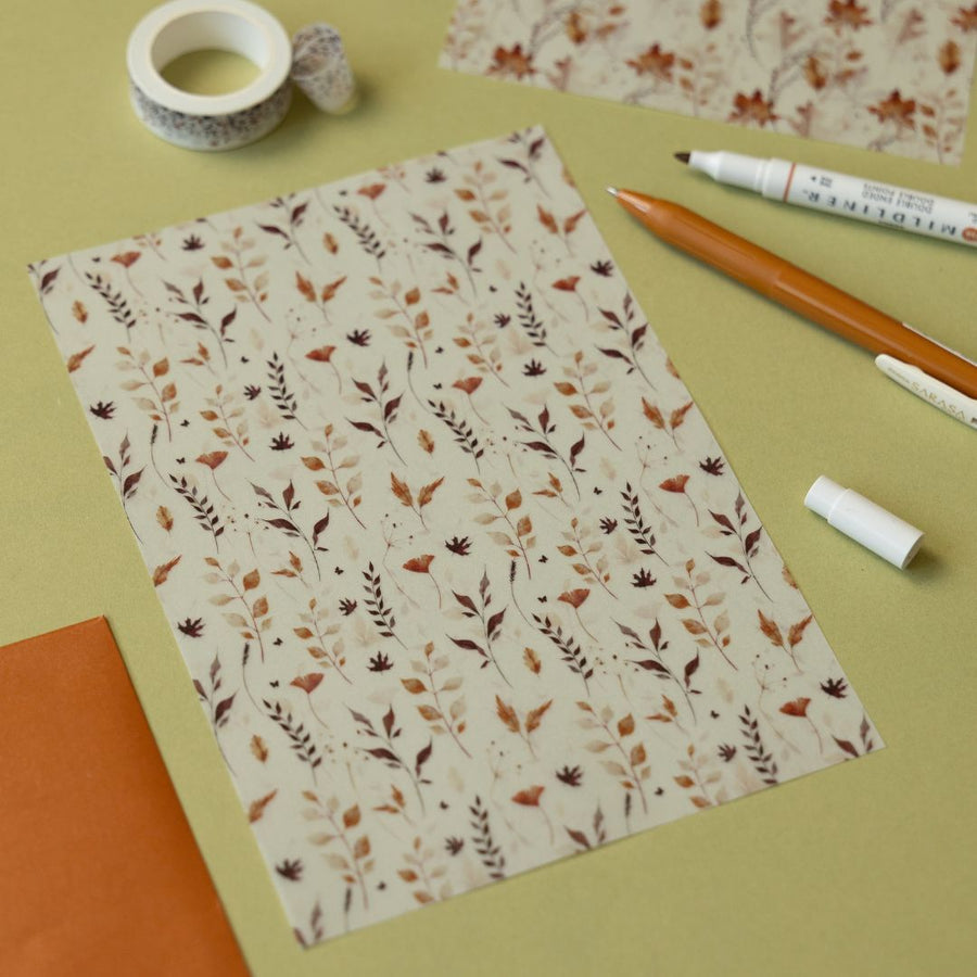 Autumn Leaves Stationery Rowan Berry Box