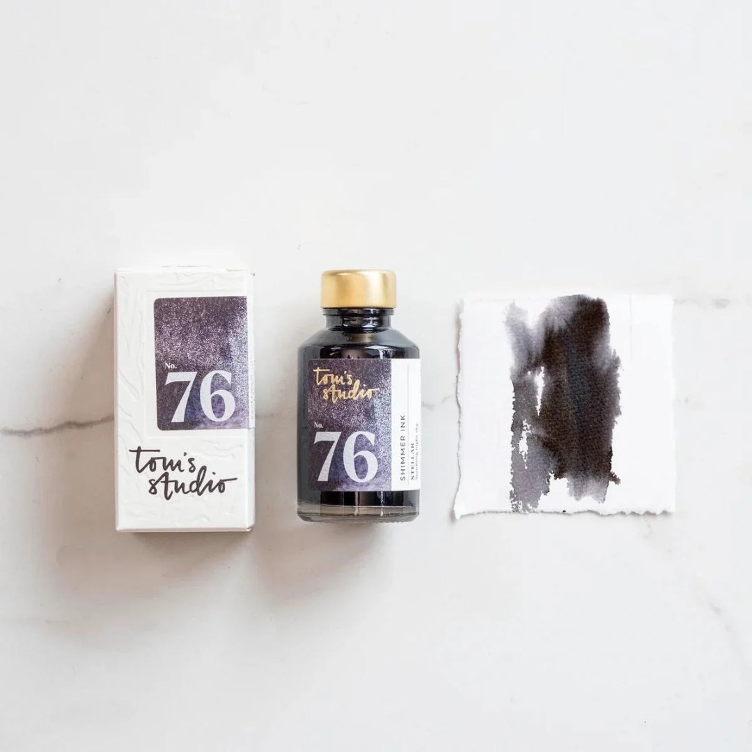 76 - Stellar Shimmer Fountain Pen Ink Tom’s Studio - Tom's Studio - Under the Rowan Trees