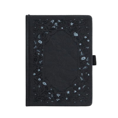 Midnight Floral A5 Dotted Journal - Under the Rowan Trees