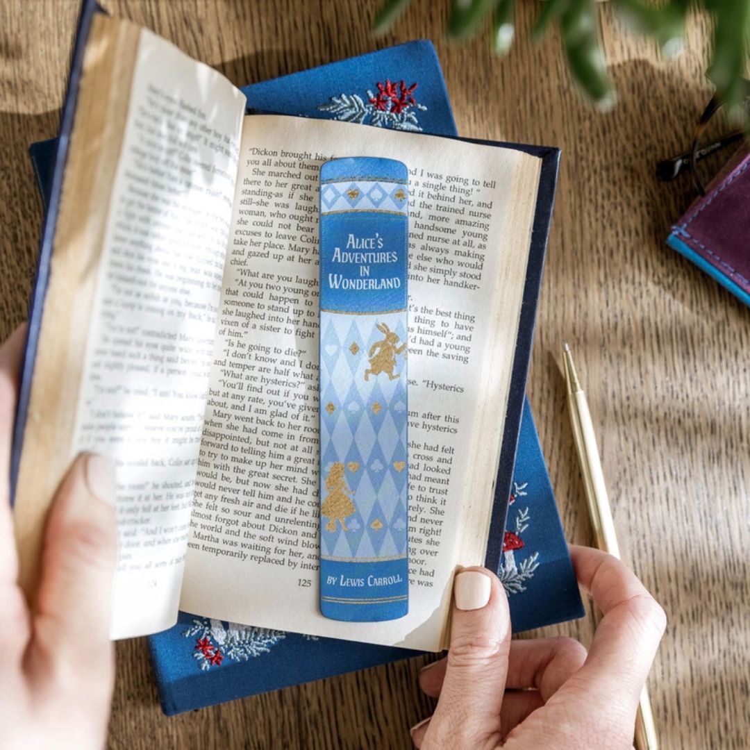 Alice's Adventures PU Bookmark