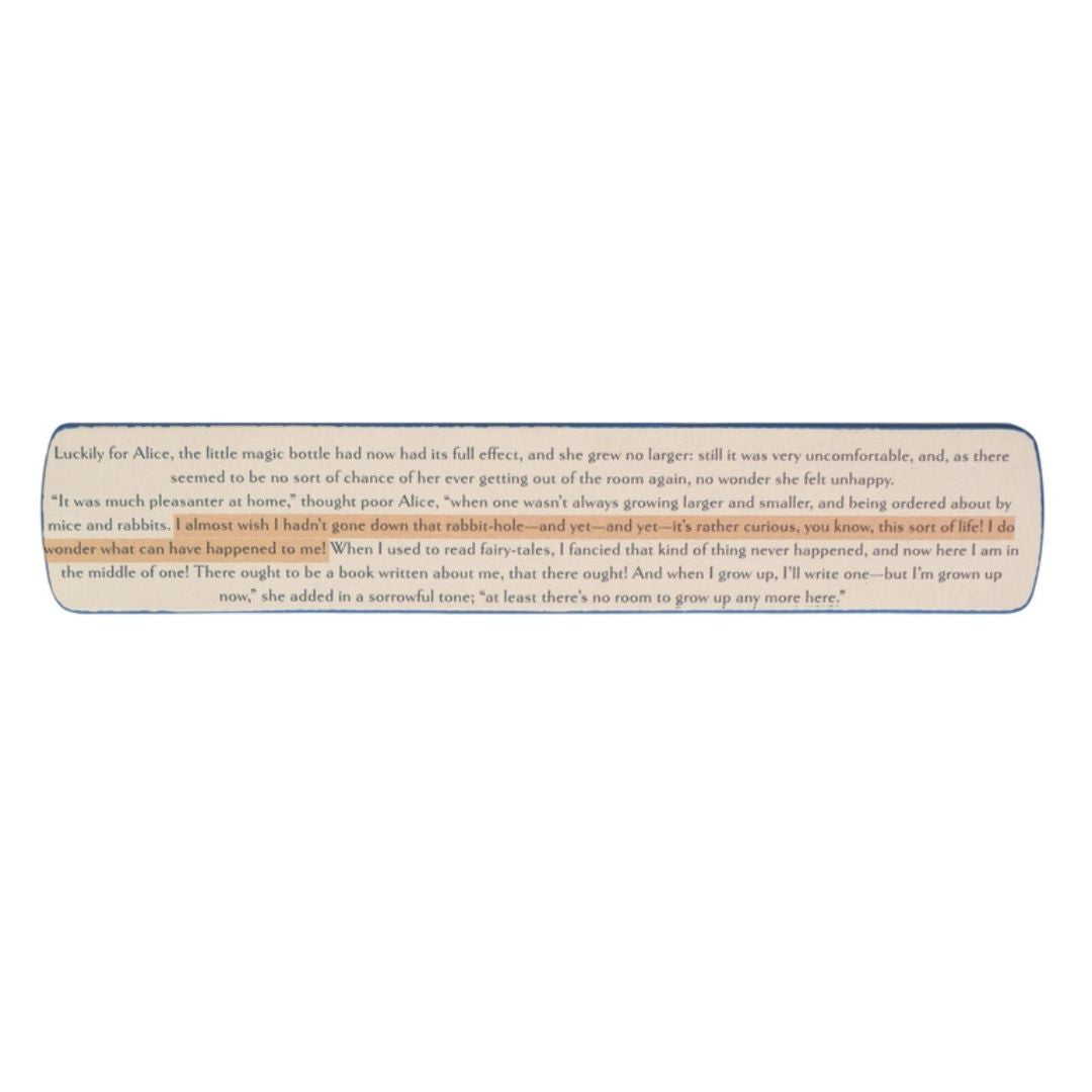 Alice's Adventures PU Bookmark