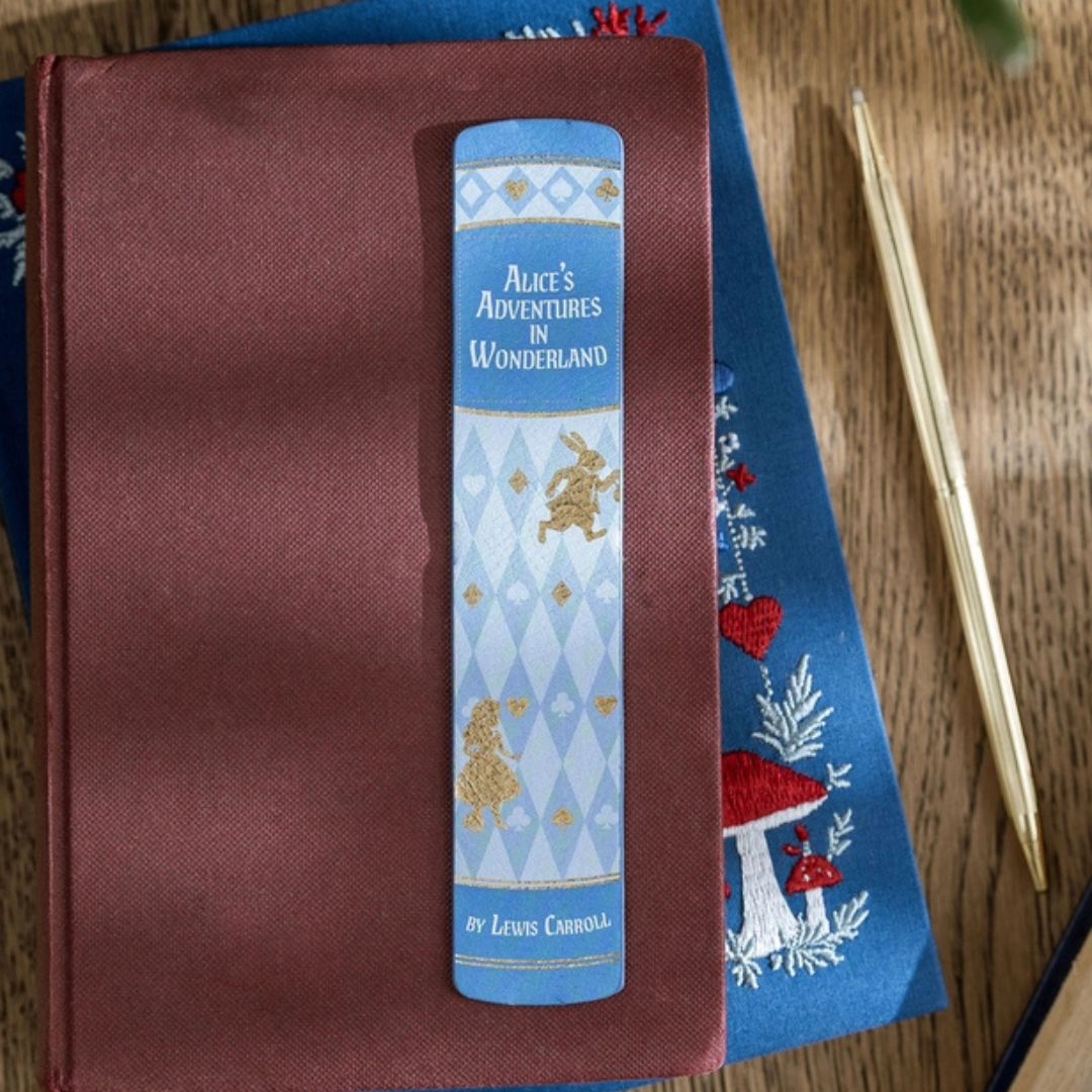 Alice's Adventures PU Bookmark