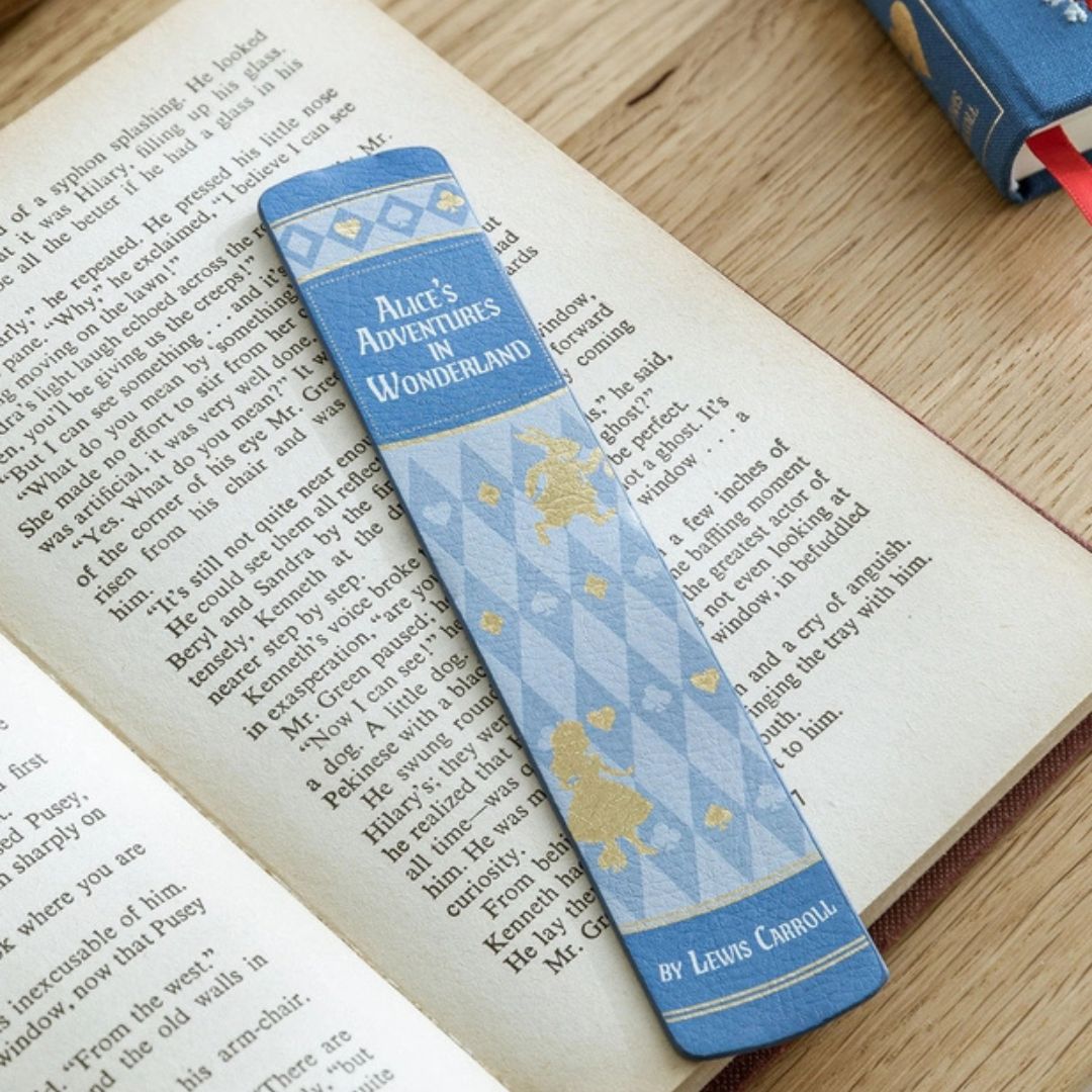 Alice's Adventures PU Bookmark