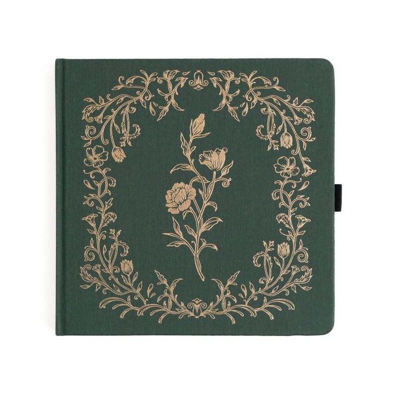 Antique Floral Square Notebook Archer & Olive
