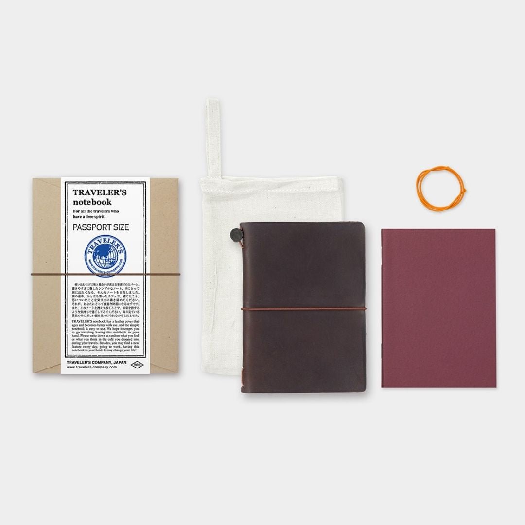 TRAVELER'S notebook Passport Size Brown - TRAVELER'S COMPANY