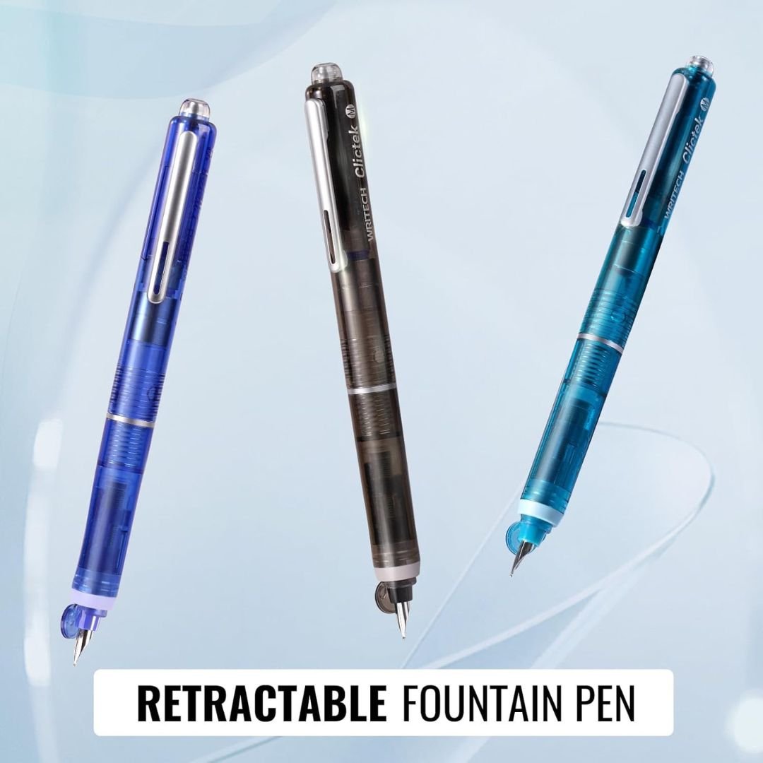 Clictek Retractable Fountain Pens - Writech - Purple - Under the Rowan Trees