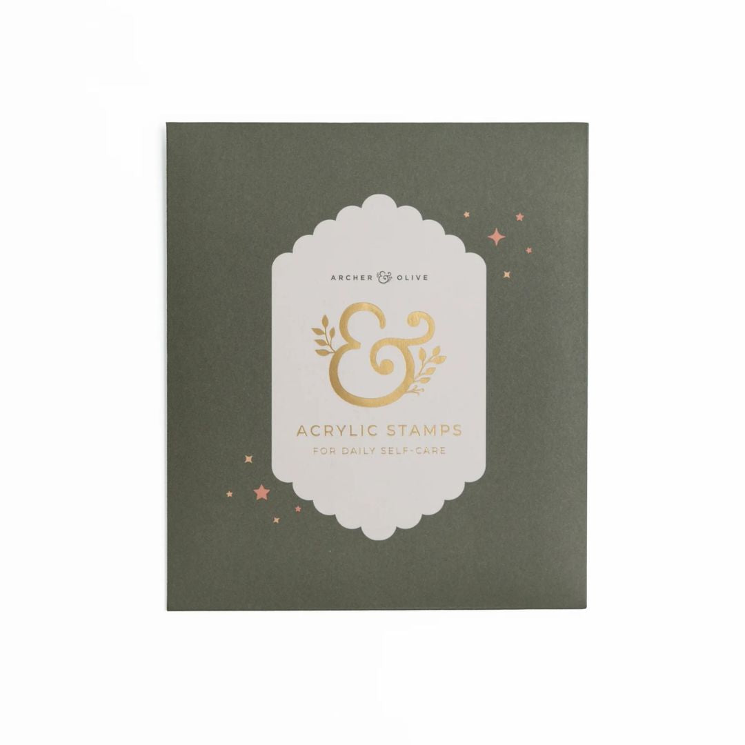 Self Care Acrylic Stamps - Archer & Olive
