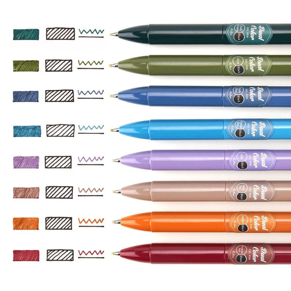 Dual Colour Gel Pens - Foggy Blue - Under the Rowan Trees
