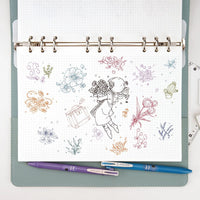 Dual Colour Gel Pens - Foggy Blue - Under the Rowan Trees