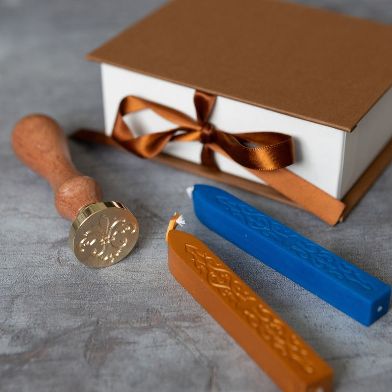 Fleur de Lis Wax Seal Gift Set-Wax Seal-Under the Rowan Trees-
