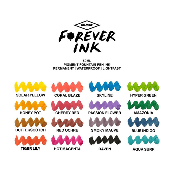 Forever Ink Diamine Pigment Fountain Pen ink 50ml - 