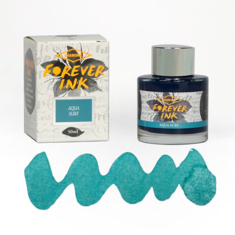 Forever Ink Diamine Pigment Fountain Pen ink 50ml - Aqua Surf