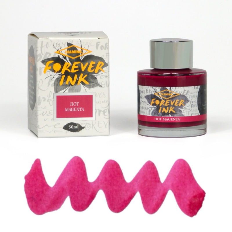 Forever Ink Diamine Pigment Fountain Pen ink 50ml - Hot Magenta