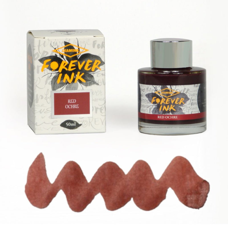 Forever Ink Diamine Pigment Fountain Pen ink 50ml - Red Ochre
