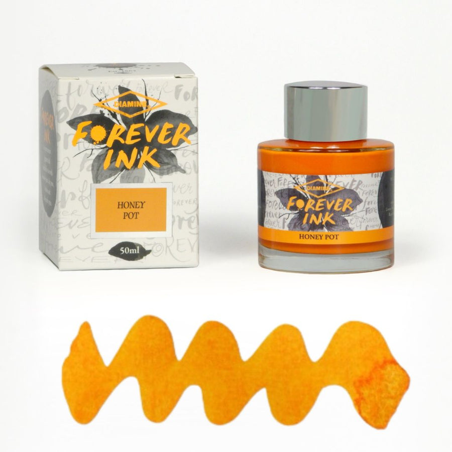 Forever Ink Diamine Pigment Fountain Pen ink 50ml - Honey Pot