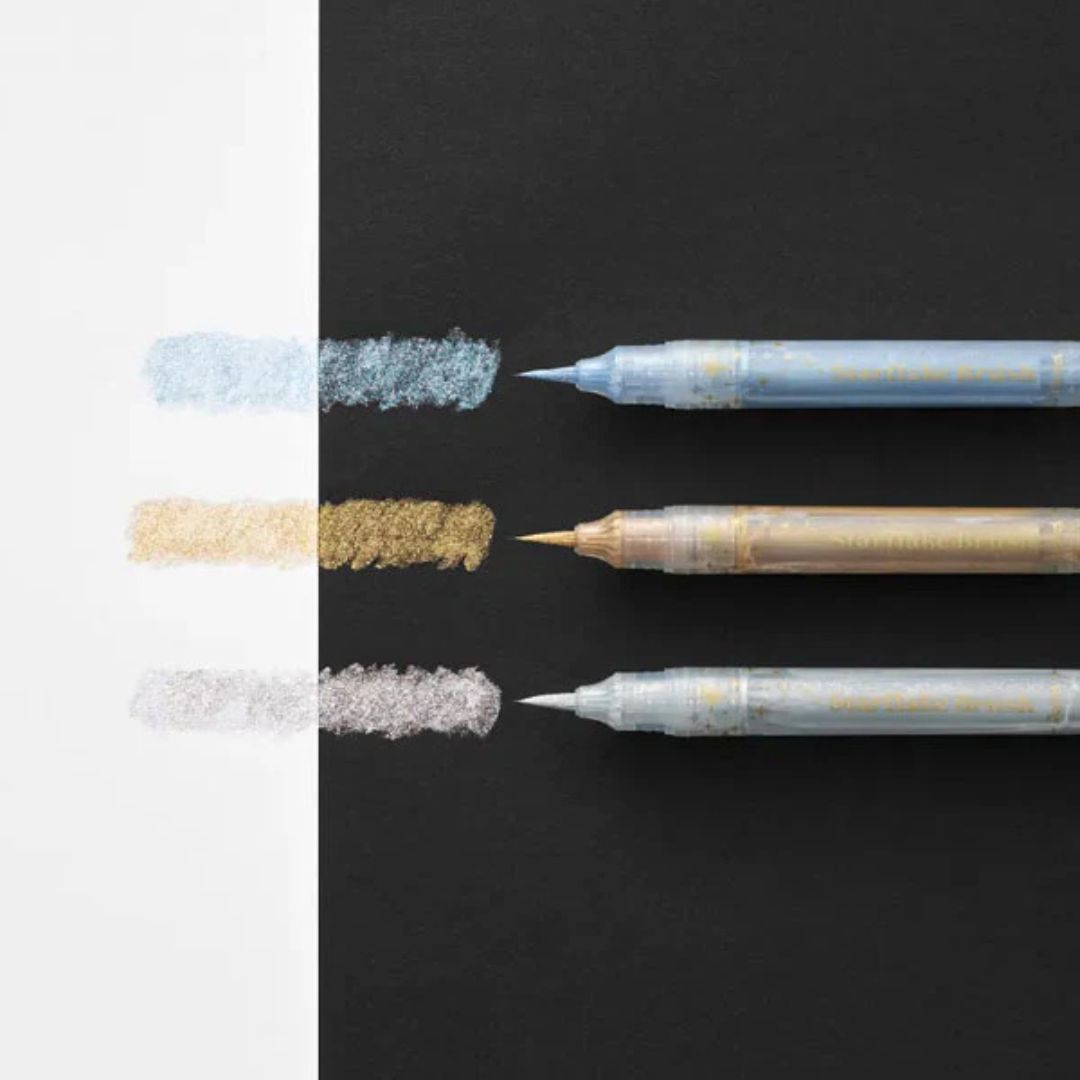 Glitter Starflake Brush Pen - Pentel