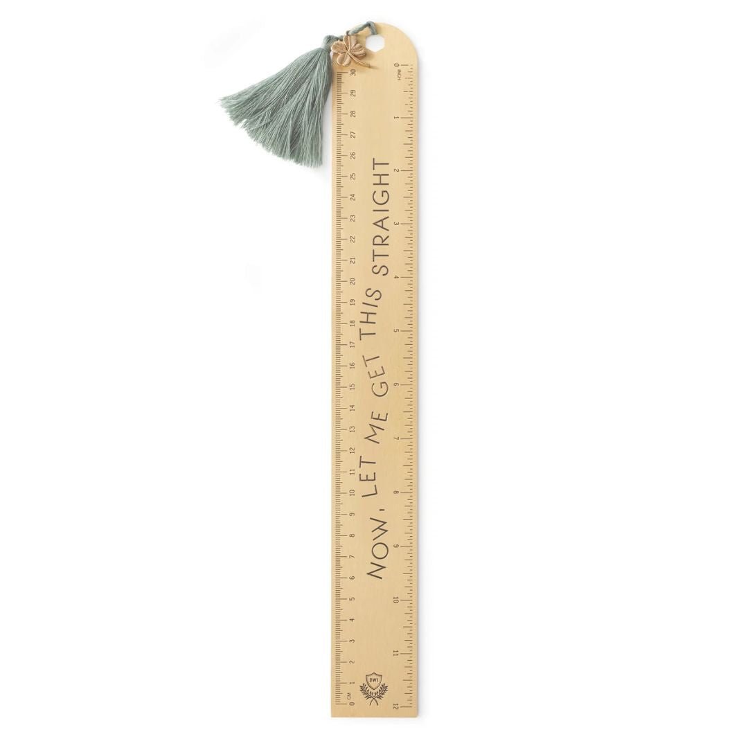 Gold Ruler 30cm - Now Let Me Get This Straight - Under the Rowan Trees