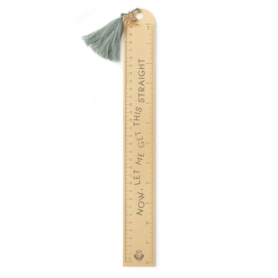 Gold Ruler 30cm - Now Let Me Get This Straight - Under the Rowan Trees