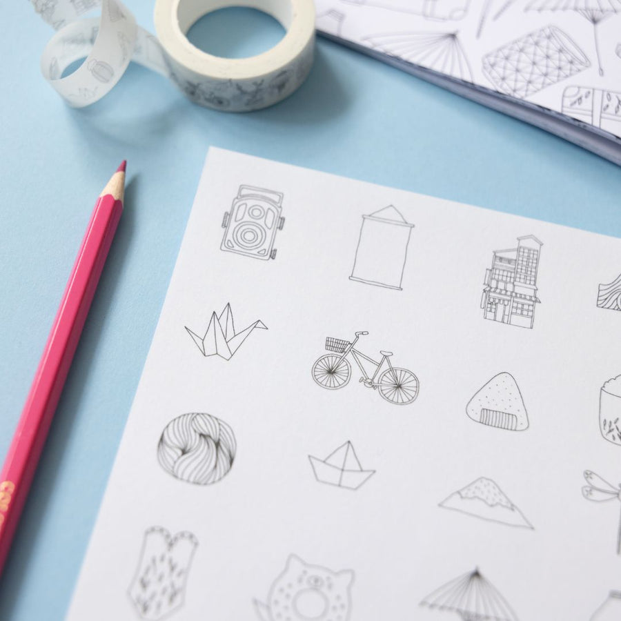 Ikigai Japanese Washi Paper Stickers