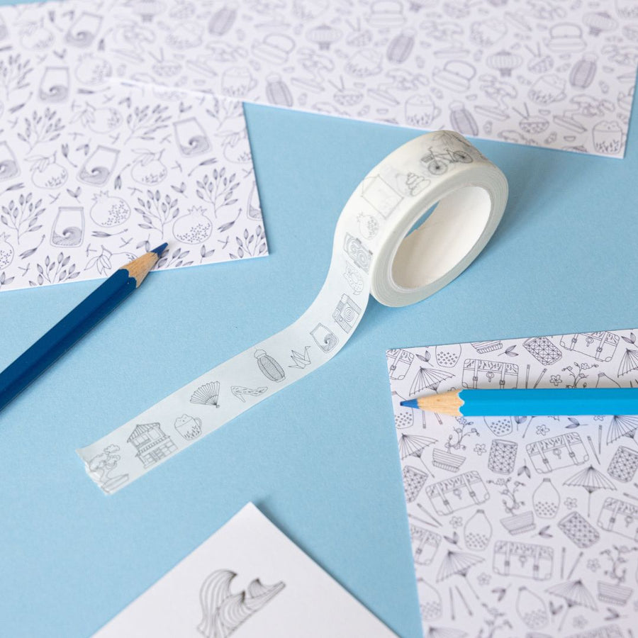 Ikigai Washi Tape Japanese Stationery