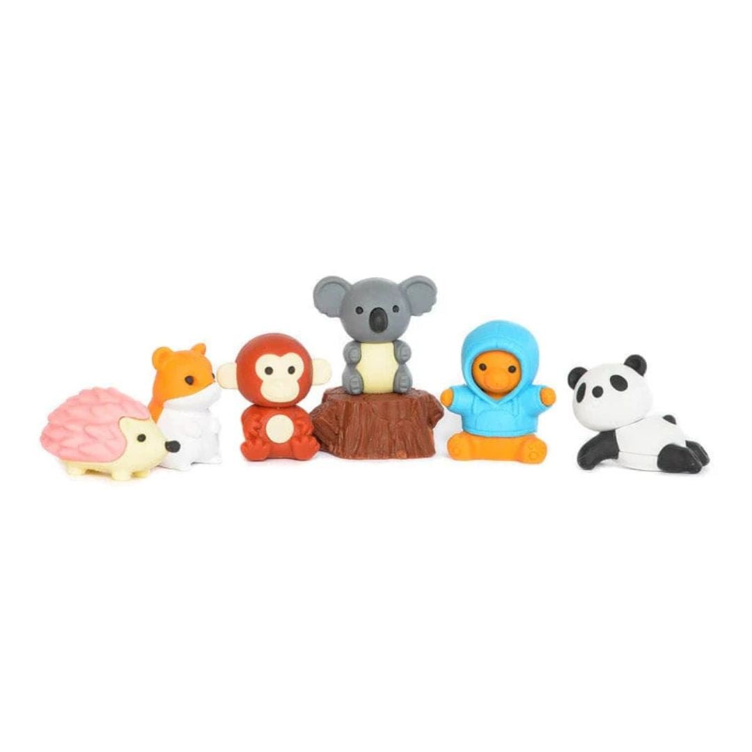 Iwako Novelty Erasers - Forest Animals - Under the Rowan Trees