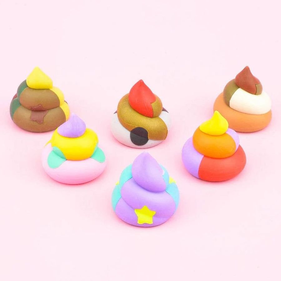 Iwako Novelty Erasers - Poop Puzzle - Under the Rowan Trees