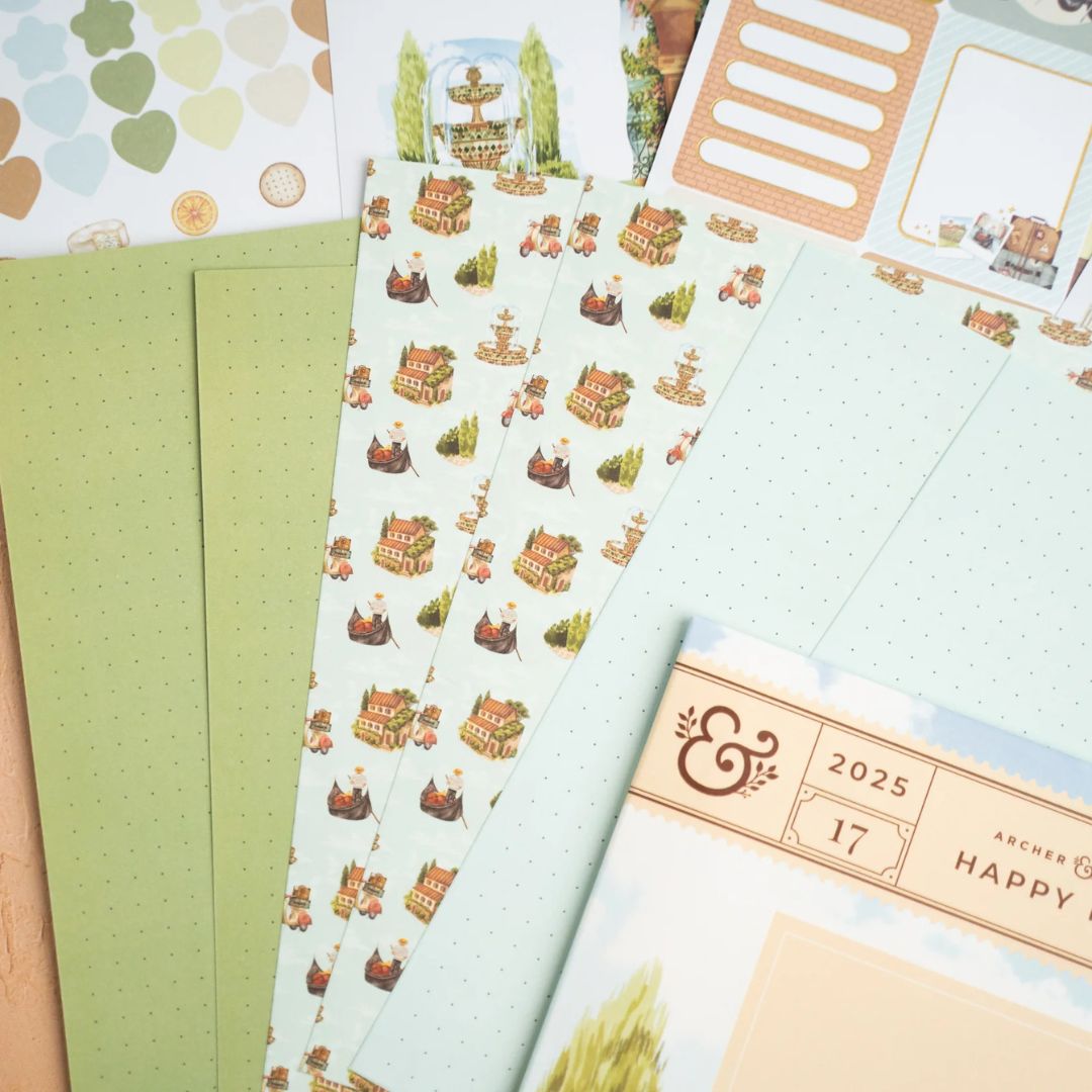 La Dolce Vita Monthly Planner Kit Archer and Olive - Under the Rowan Trees