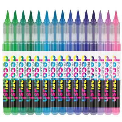 Karin Pigment Decobrush Opaque Brush Markers-Pens-Karin-Canary