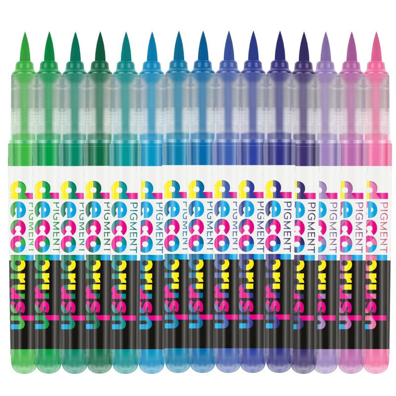 Karin Pigment Decobrush Opaque Brush Markers-Pens-Karin-Canary
