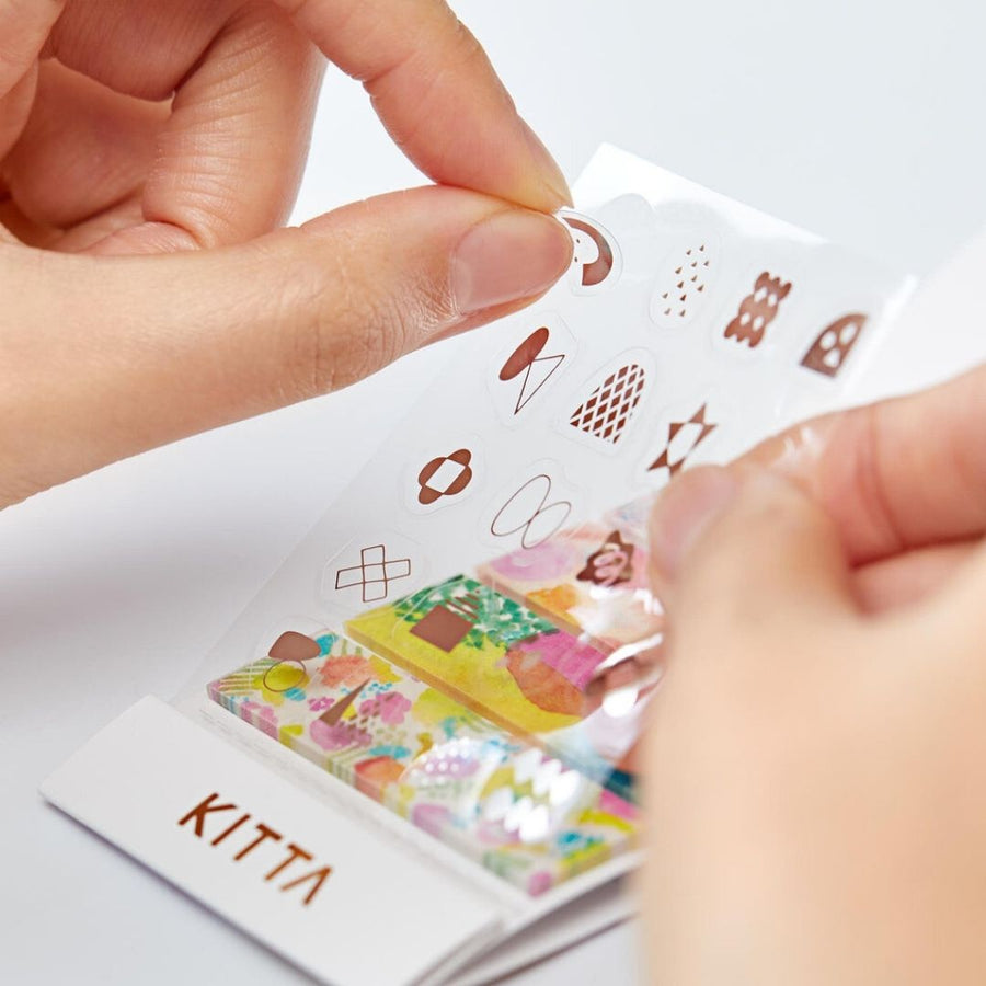 KITTA Collage Watercolour Washi Paper Strips
