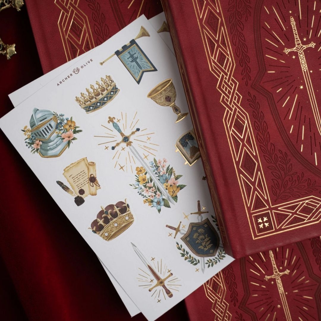 Knight's Sword Sticker Set